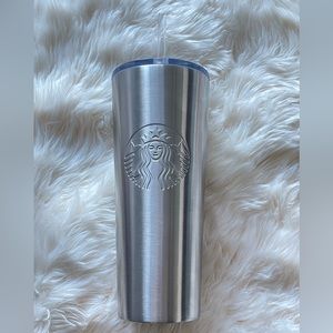 Starbucks Silver Cold Cup Tumbler